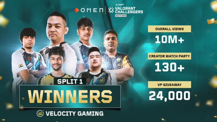 Press Release_Velocity Gaming goes undefeated to secure first place in OMEN VALORANT Challengers South Asia 2025 Split 1 Dominant Display: How Velocity Gaming’s Perfect Run Shocked the VALORANT South Asian Scene