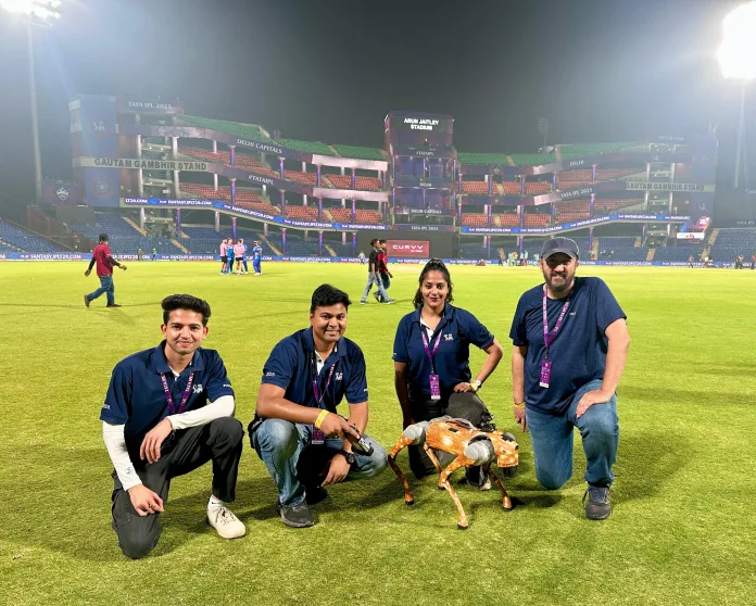 Robotic Dog 3 How a Robotic Dog Camera is Redefining Live Sports Coverage at IPL 2025