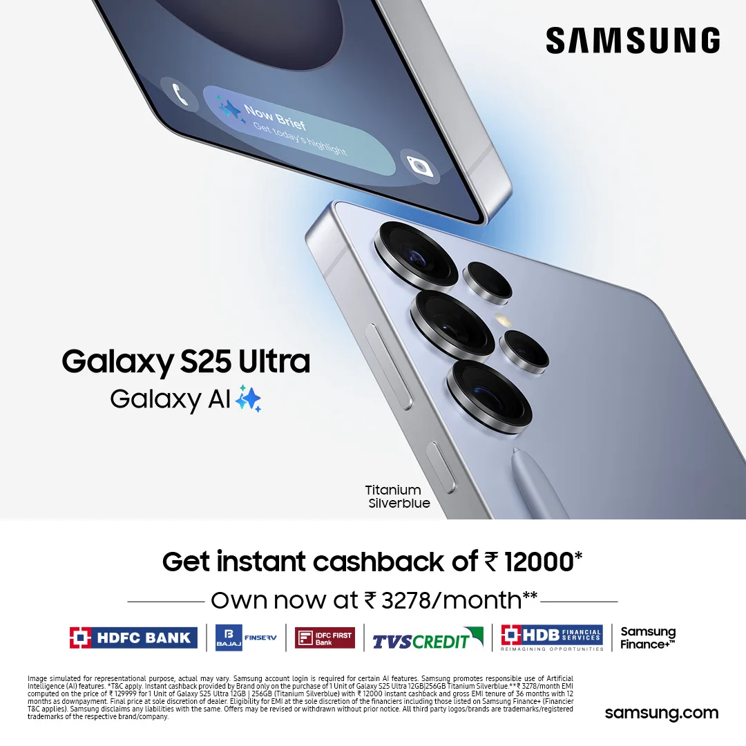 Samsung Announces Special Offers on Galaxy S25 Ultra in India