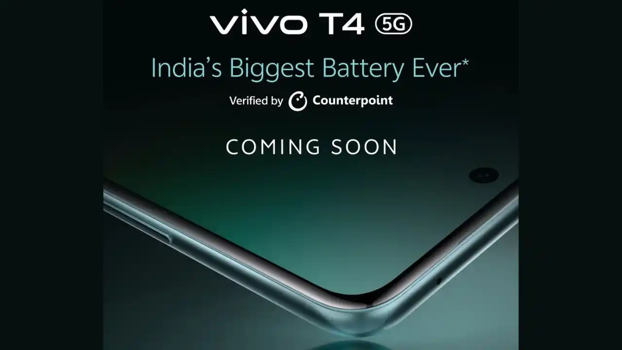 Vivo T4 5G to Launch in India With 7,300mAh Battery, 90W Fast Charging