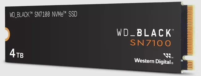BLACK SN7100 SSD