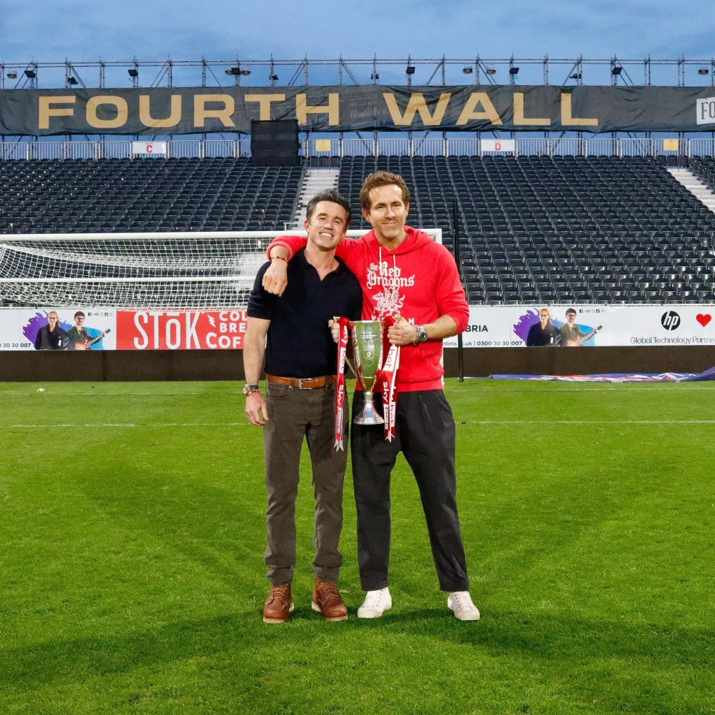 Wrexham AFC Owners Wrexham's Hollywood Fairytale: Historic Promotion to the Championship Secured