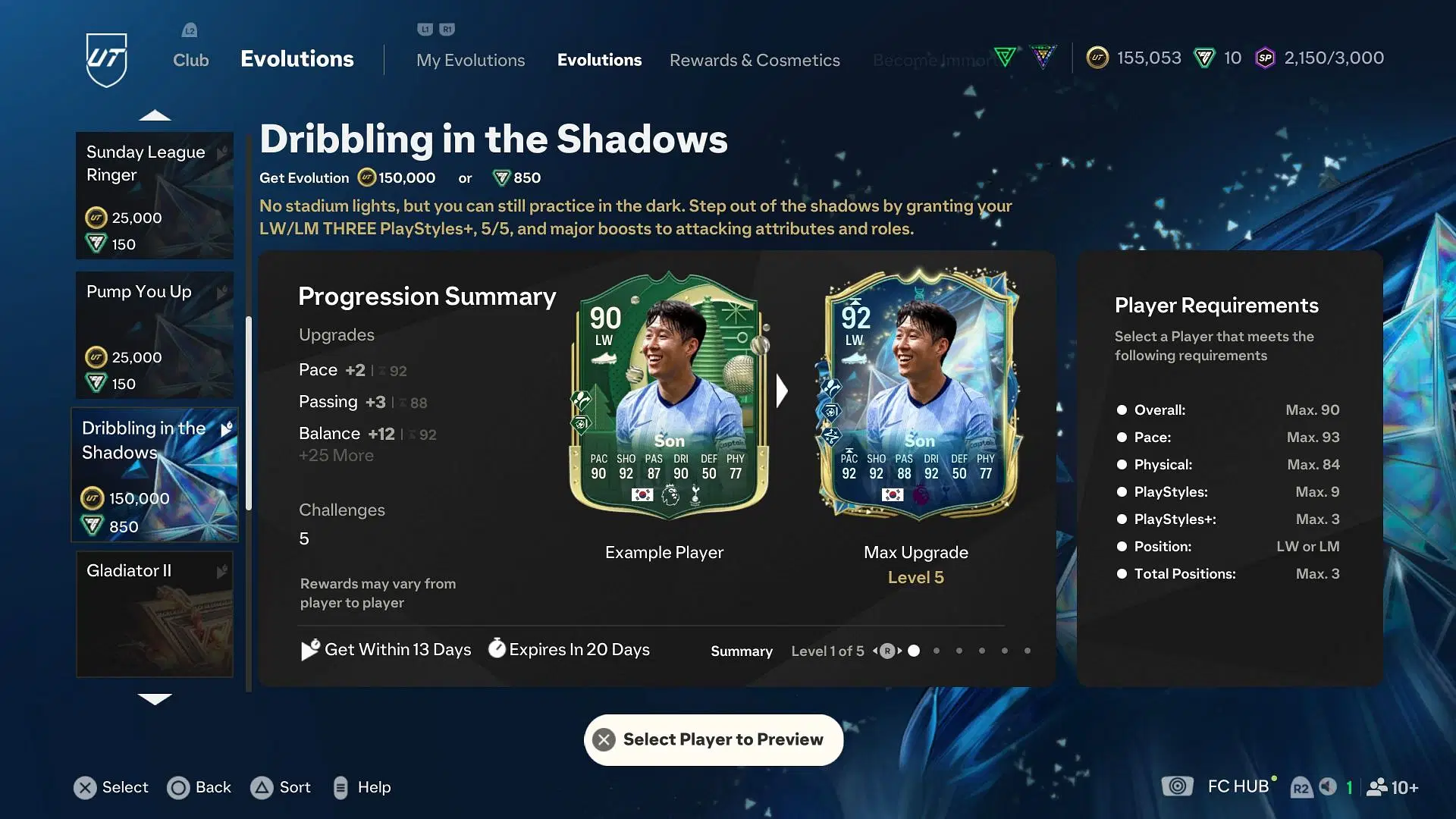 EA FC25 Dribbling in the Shadows Evolution: Transform Your Left-Wing Attackers