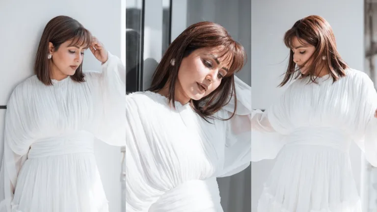 Hina Khan Ethereal Rs 11,800 White Chiffon Dress Transforms Her Into Summer Fashion Muse