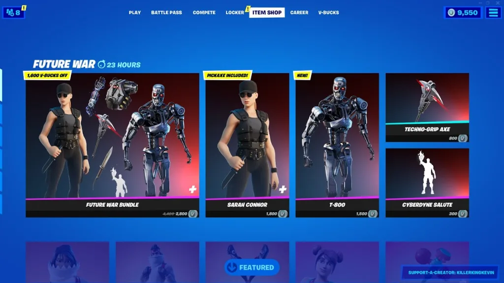 image 1397 Fortnite Iconic Return: Psycho Bandit, Sarah Connor, and T-800 Skins Set to Shake Up the Item Shop