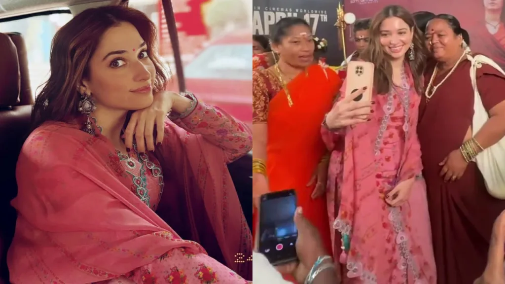 image 604 Ethnic Elegance Redefined: Tamannaah Bhatia Heartfelt Torani Kurta Magic