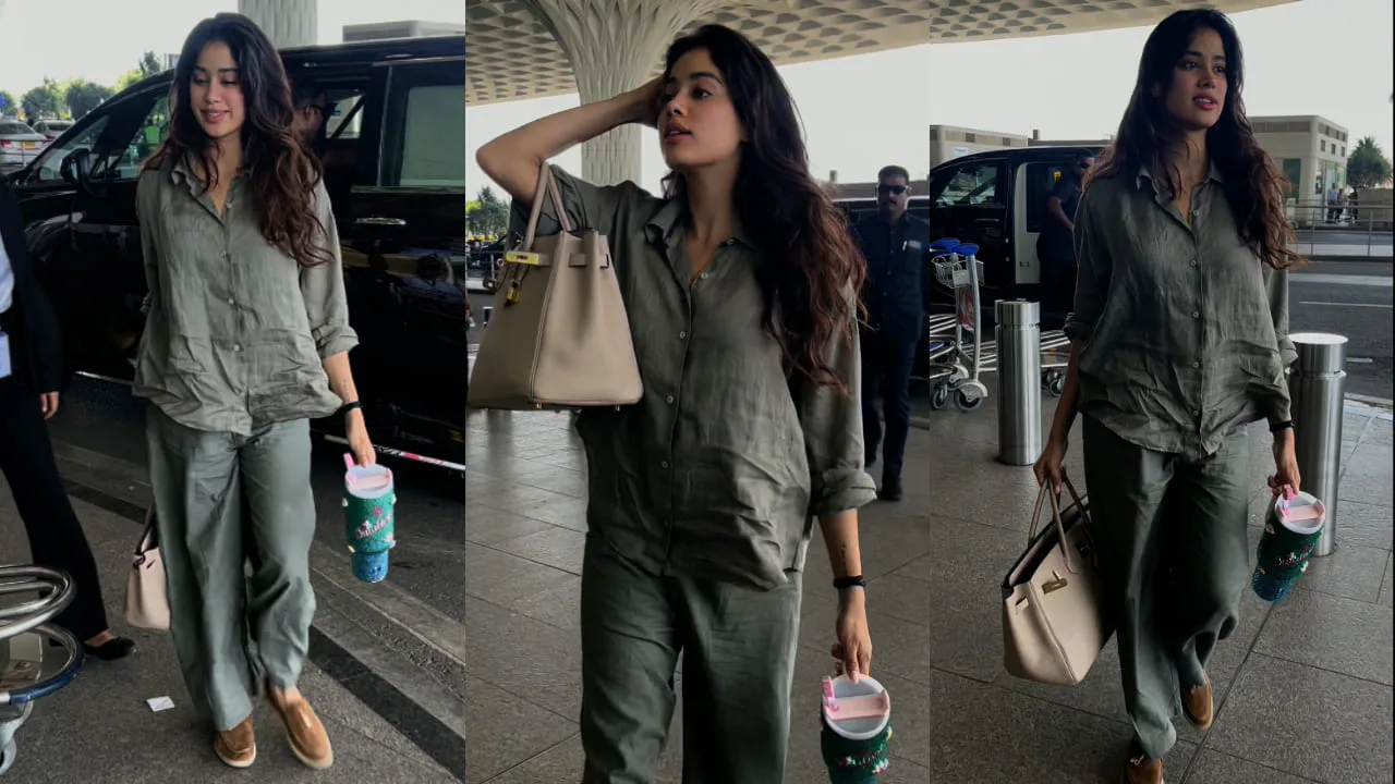 Janhvi Kapoor Rs 15,89,528 Hermes Bag: Airport Fashion edefined!