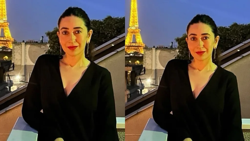 Slay Your Date Night: Karisma Kapoor Parisian Black Mini Dress Decoded 1 Karisma Kapoor