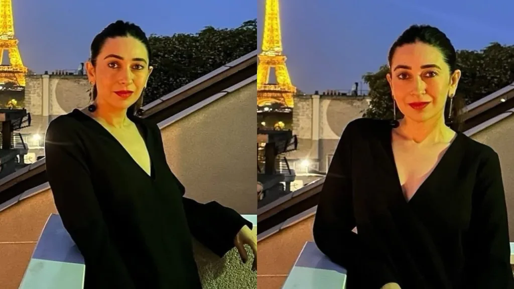 Slay Your Date Night: Karisma Kapoor Parisian Black Mini Dress Decoded 2 kariis 2 Slay Your Date Night: Karisma Kapoor Parisian Black Mini Dress Decoded