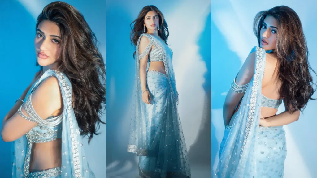 kkhhsg 2 Bollywood Ice Queens: 3 Actresses Slaying in Ethereal Blue Sarees