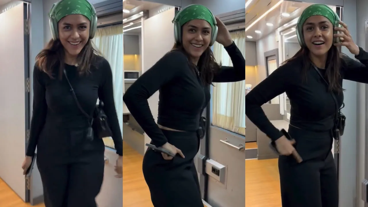 Mrunal Thakur Love for Poha: A Stylish Dance Before Breakfast!