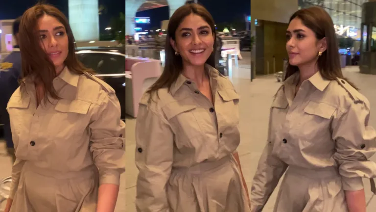 Mrunal Thakur Airport Style: Redefining Elegance with a Rs 4,52,000 Bottega Veneta Statement