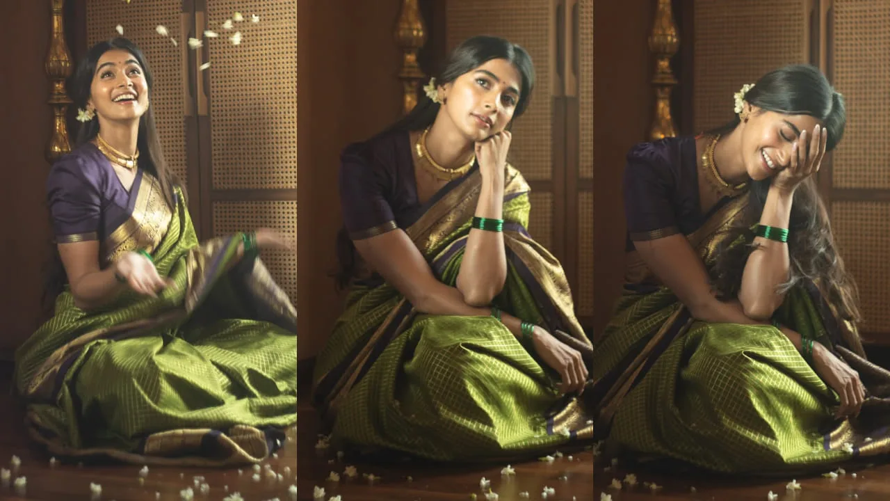 Pooja Hegde Stuns in 70-Year-Old Kanjivaram: Vintage Elegance Meets Modern Grace