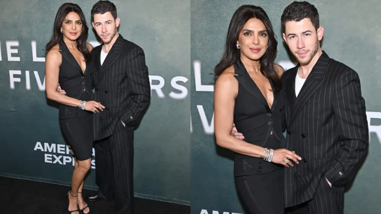 Priyanka Chopra Versatile Black Halter Look: One Outfit, Two Stunning Red Carpet Styles
