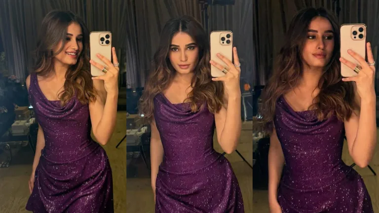 Rasha Thadani Purple Mini-Dress: The Ultimate Prom Night Fashion Statement!