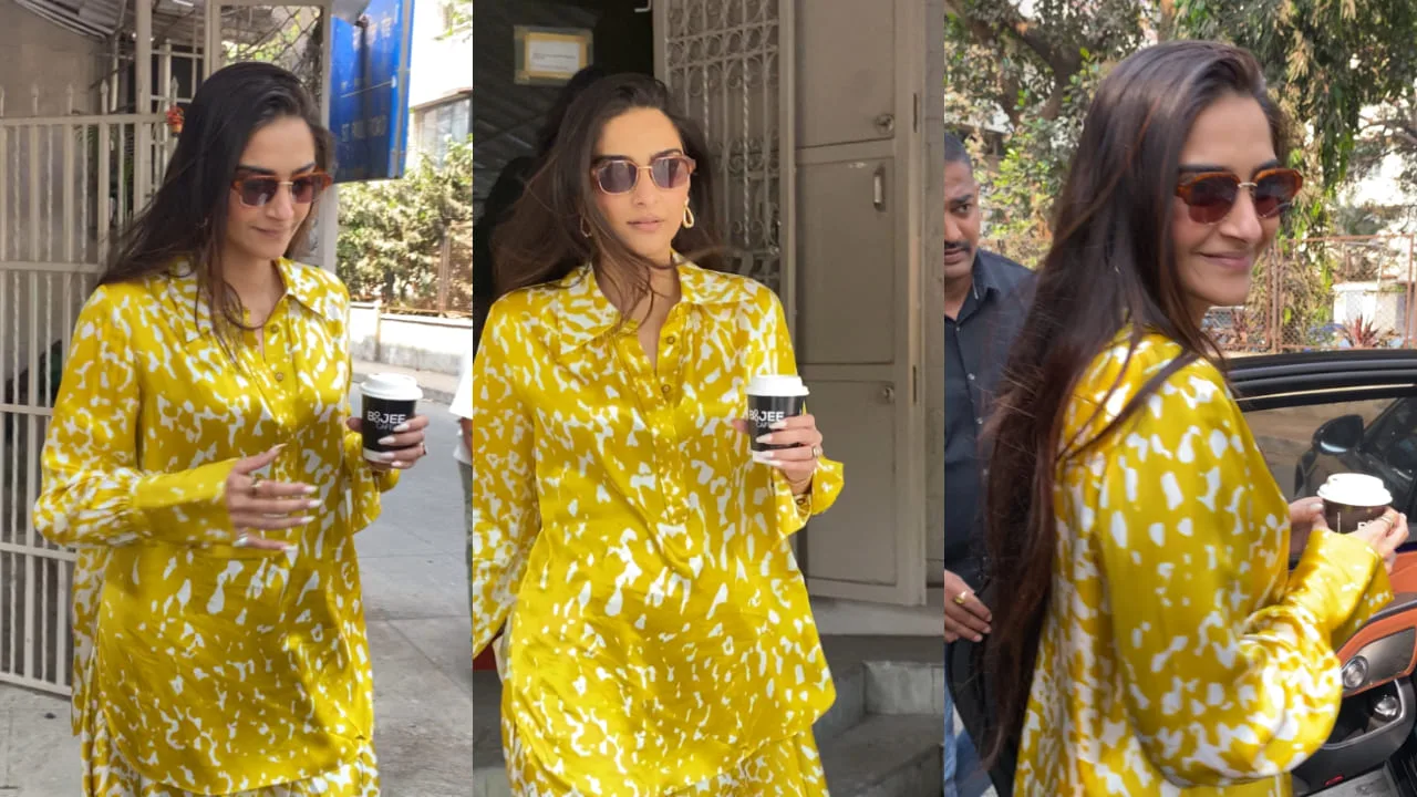 Sonam Kapoor ₹1.7 Lakh Yellow Satin Outfit Proves Why She’s the Ultimate Fashion Icon