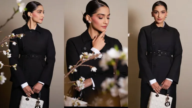 Sonam Kapoor Corporate Couture Revolution: Dior Power Suit Meets Sakura Glam