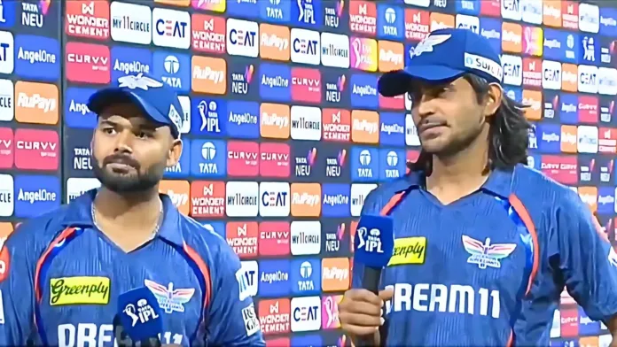 Pant Partners with Pandya and Parag as Rathi Faces Fine for His Heated Send-Off Pant Partners with Pandya and Parag as Rathi Faces Fine for His Heated Send-Off