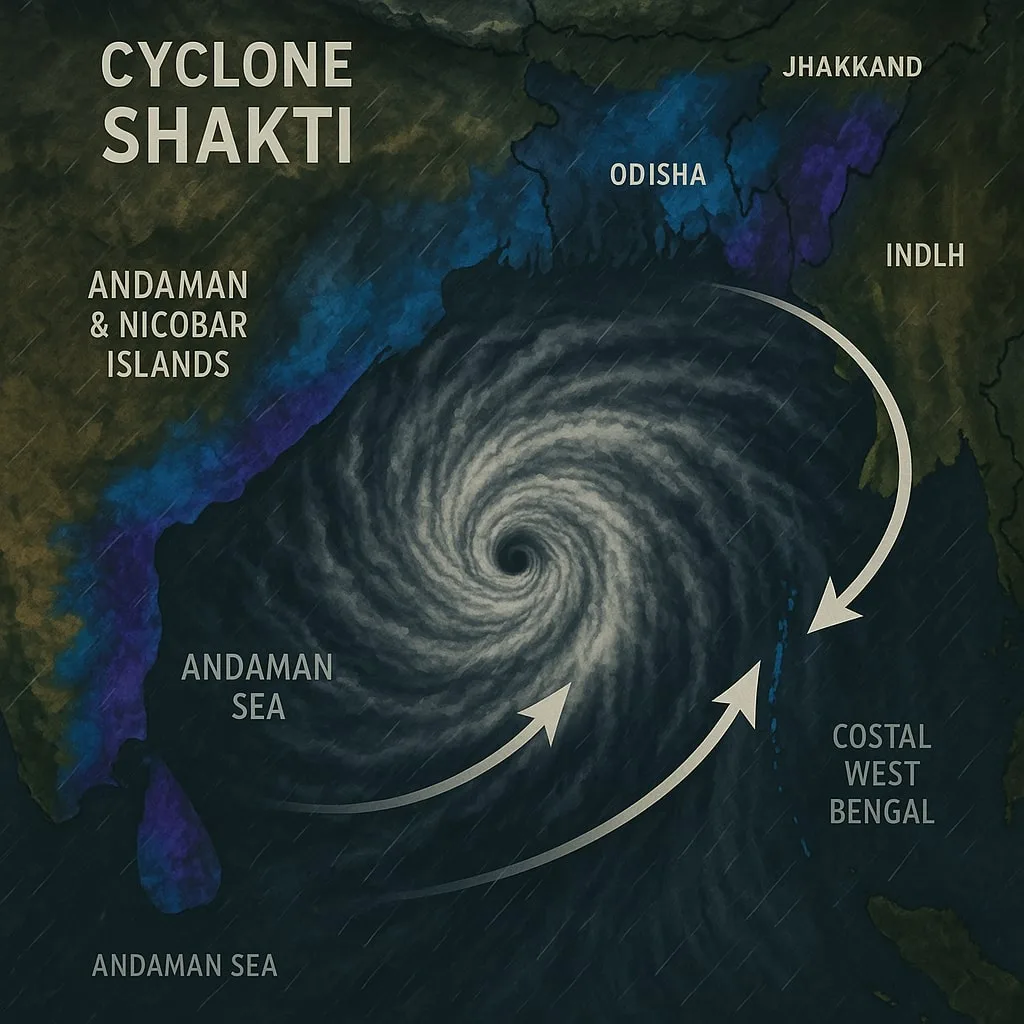 Cyclone Shakti Brews Over Andaman Sea: IMD Warns of Heavy Rains as Monsoon Advances