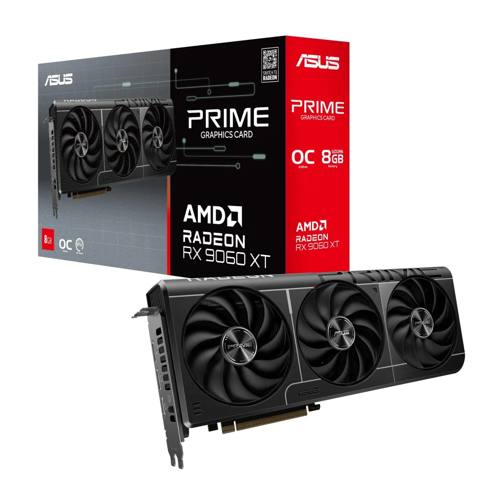 ASUS Unveils Radeon RX 9060 XT For TUF Gaming, Prime, ASUS Dual Families