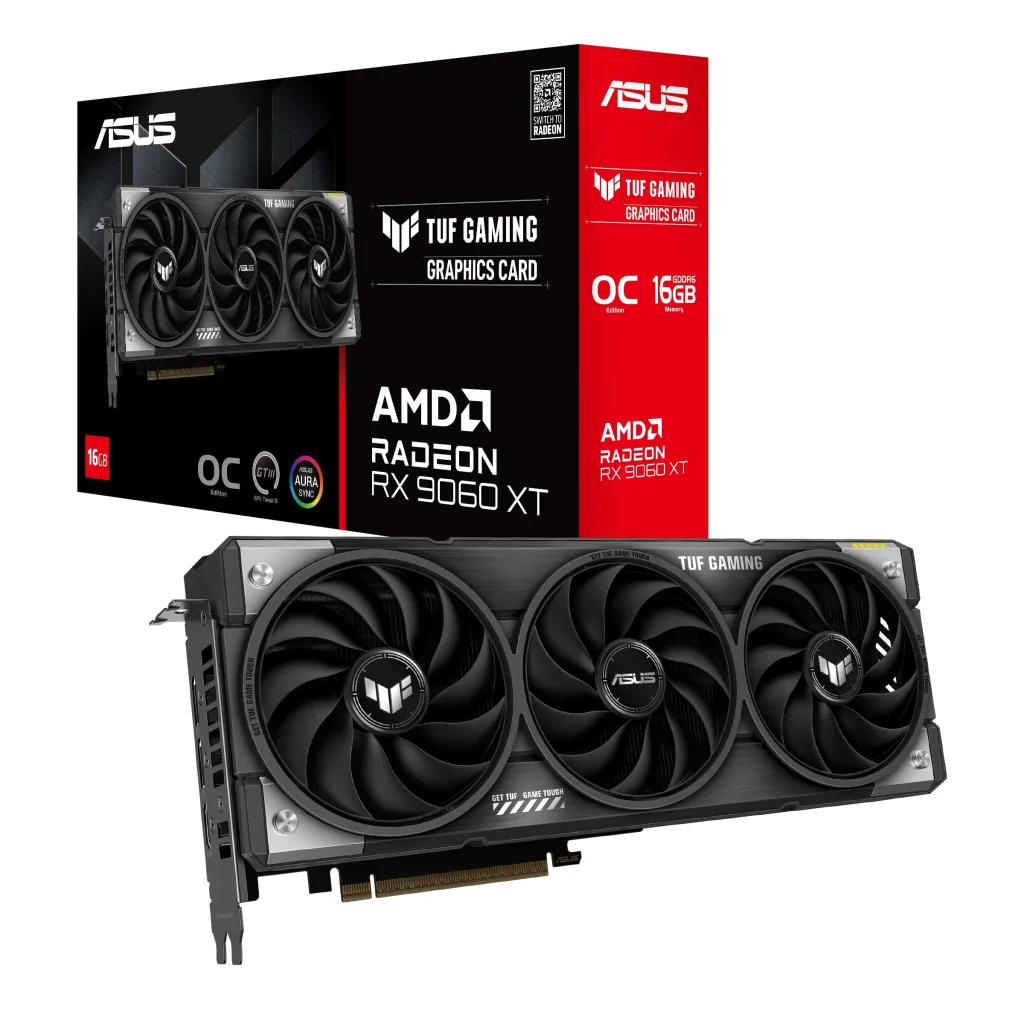 ASUS Unveils Radeon RX 9060 XT For TUF Gaming, Prime, ASUS Dual Families
