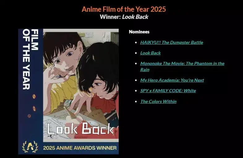 2025 Anime Awards Winners Crunchyroll: Celebrating the Best in Anime This Year 3 Anime awards 1