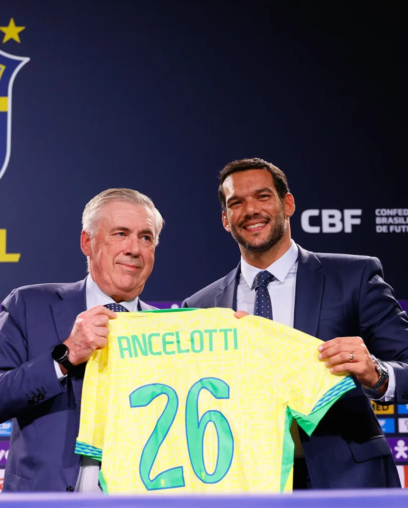 Carlo Ancelotti Begins Brazil Tenure by Dropping Neymar and Recalling Casemiro for World Cup Qualifiers Squad 1 Carlo ancelotti
