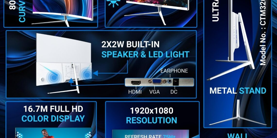 Consistent 32 inch curved led monitor