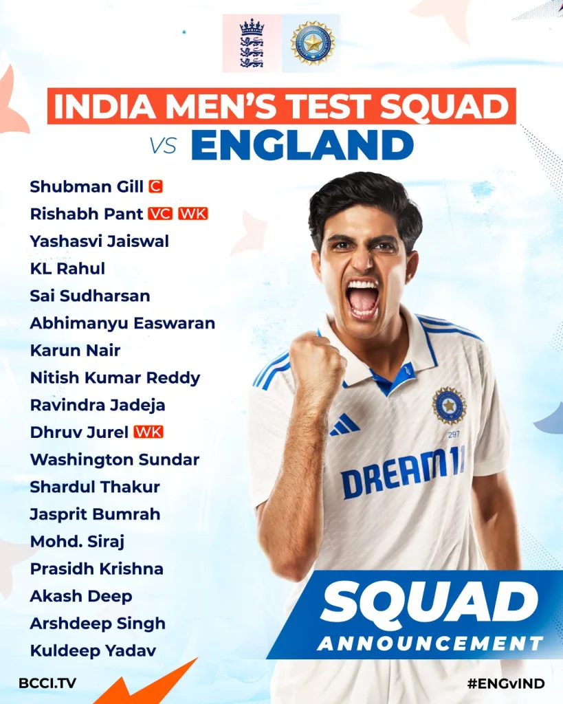 JioHotstar Secures Exclusive Digital Streaming Rights for India-England Test Series 1 England vs india