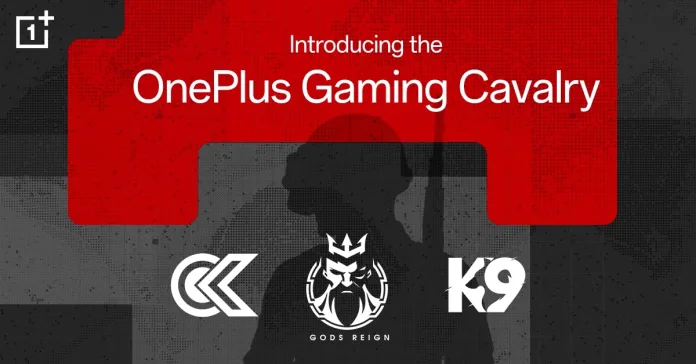 Esports annoucement OnePlus Enters Indian Esports: Partnering with Gods Reign, K9 & Cincinnati Kids