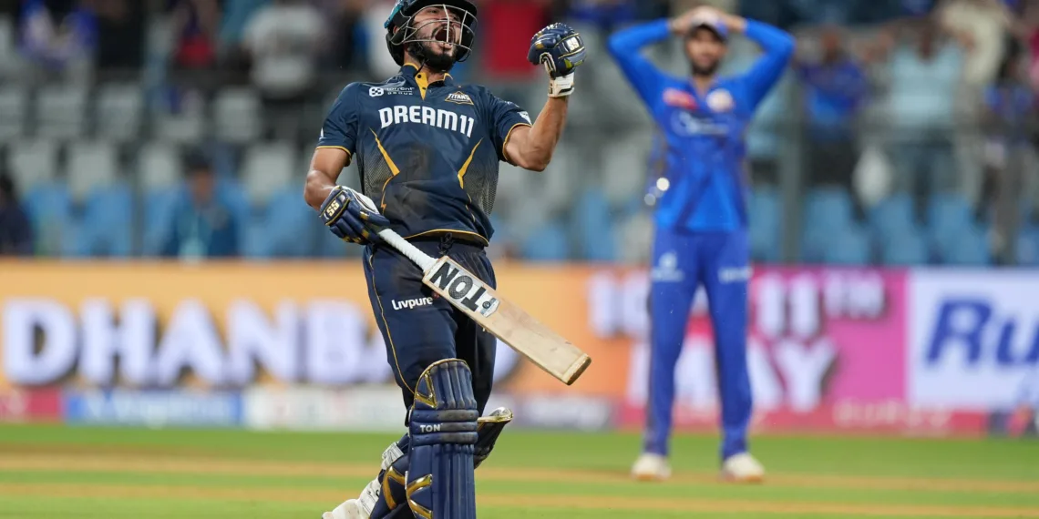 IPL 2025: Rain, Drama, and a Last-Ball Thriller as Gujarat Titans Edge Out Mumbai Indians in DLS-affected Clash