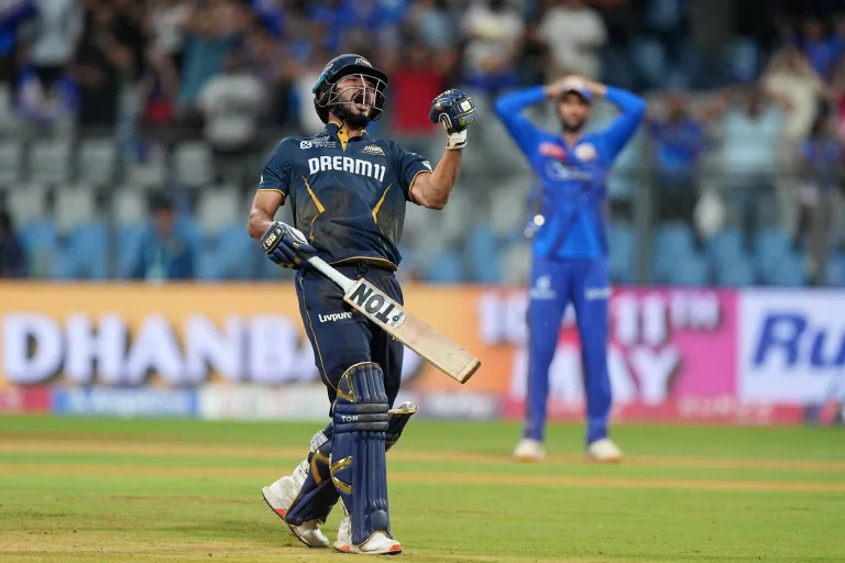 IPL 2025: Rain, Drama, and a Last-Ball Thriller as Gujarat Titans Edge Out Mumbai Indians in DLS-affected Clash