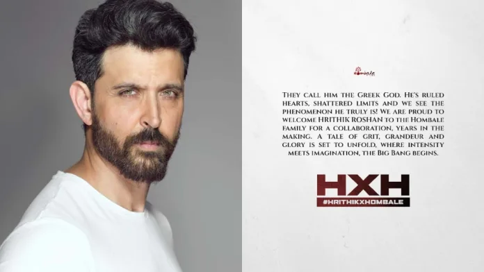 Hrithik Roshan and Homable Films Hrithik Roshan and Hombale Films Unite for Ambitious Pan-India Project