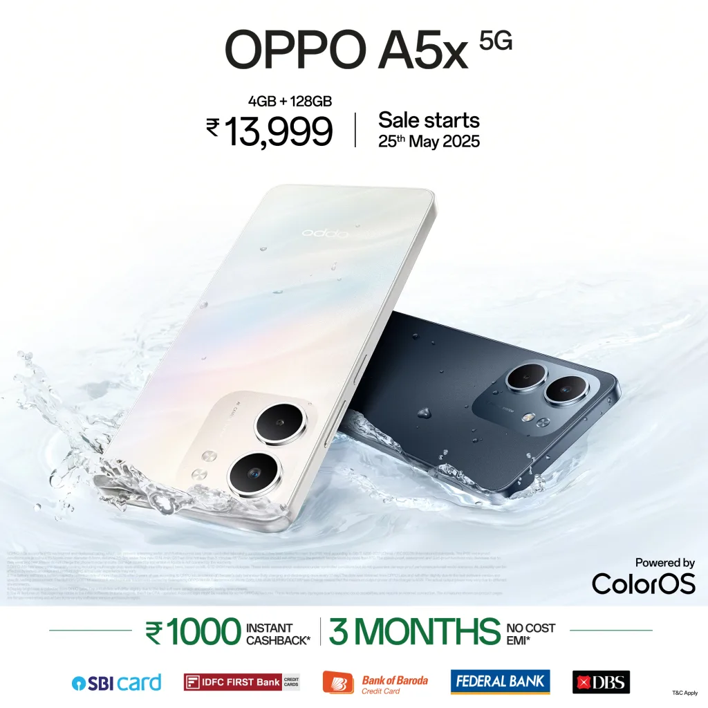 OPPO A5x 5G 2025: The ₹13,999 Smartphone That's Changing Everything 1 OPPO A5x