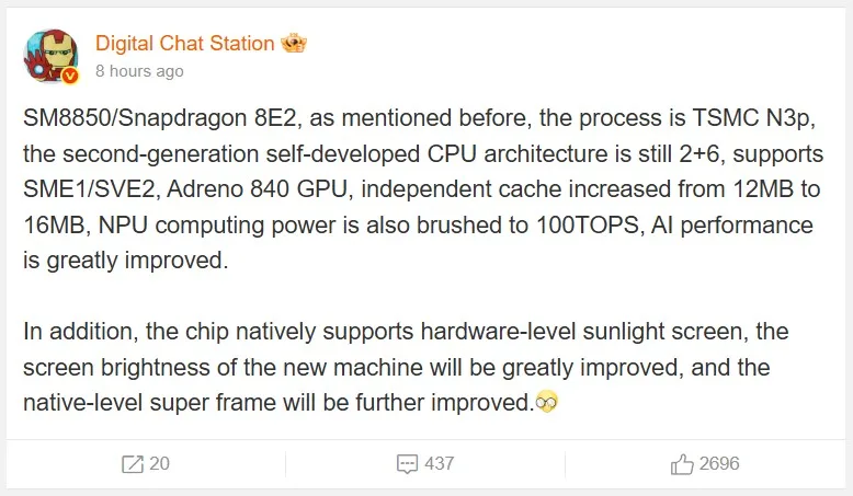Snapdragon 8 Elite Gen 2
