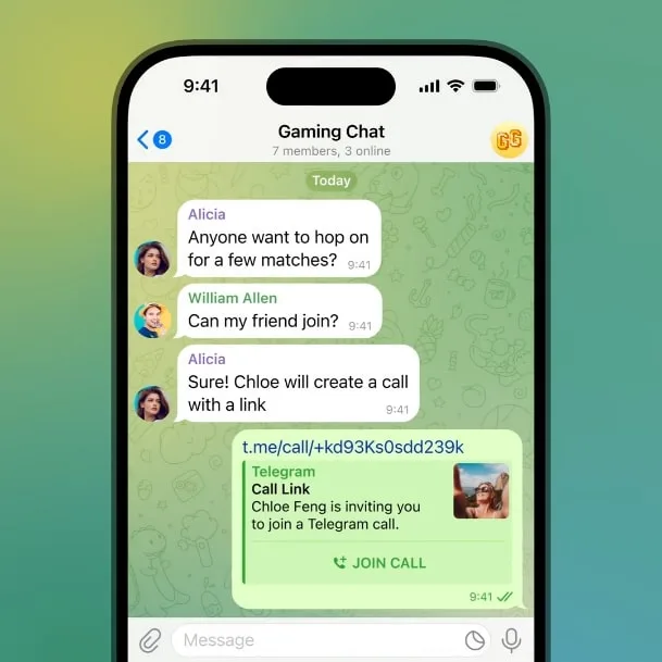 Telegram's New Update Bring Secure Calls, AI Bots, and Gifting Reimagined