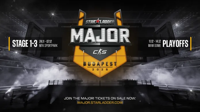 Press Release_StarLadder to Host 2025 CS2 Major in Budapest’s 20,000-Seat MVM Dome Budapest to Host Epic StarLadder CS2 Major: 32 Teams Battle for $1.25M