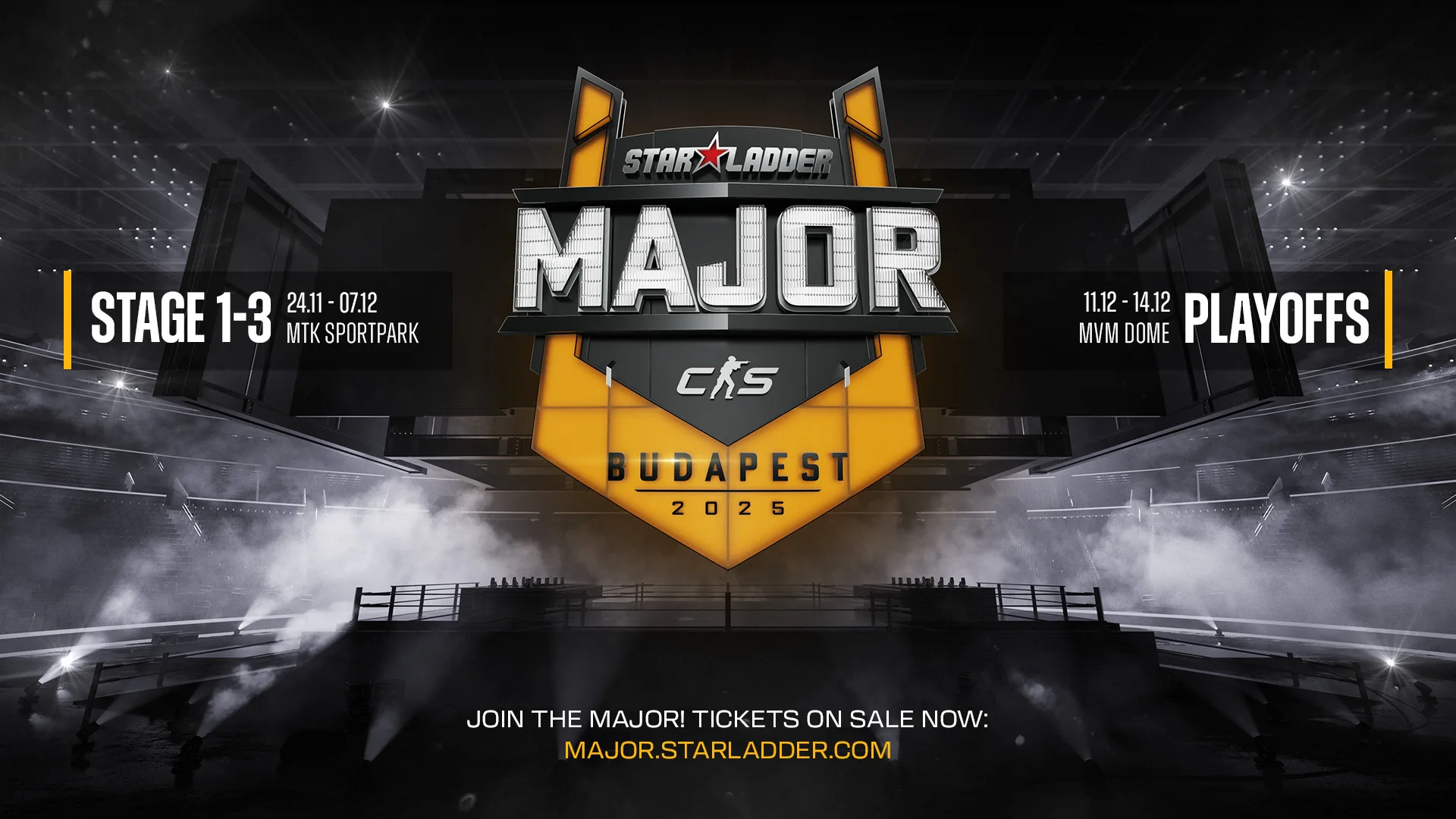 Budapest to Host Epic StarLadder CS2 Major: 32 Teams Battle for $1.25M