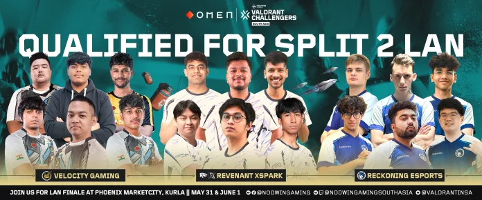 Press Release_Velocity Gaming, Revenant XSpark, and Reckoning Esports qualify for the Split 2 LAN Finals of OMEN VALORANT Challengers South Asia 2025 VALORANT Mumbai Finals: ₹29L Prize This Weekend