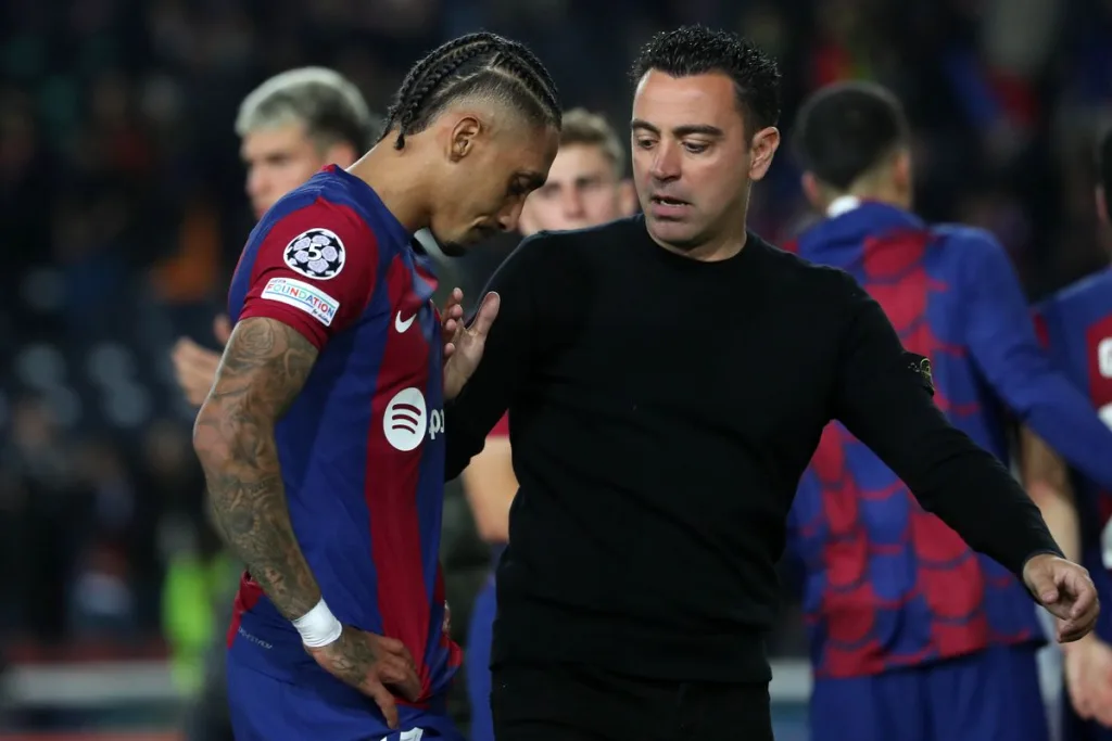 Raphinha and Xavi