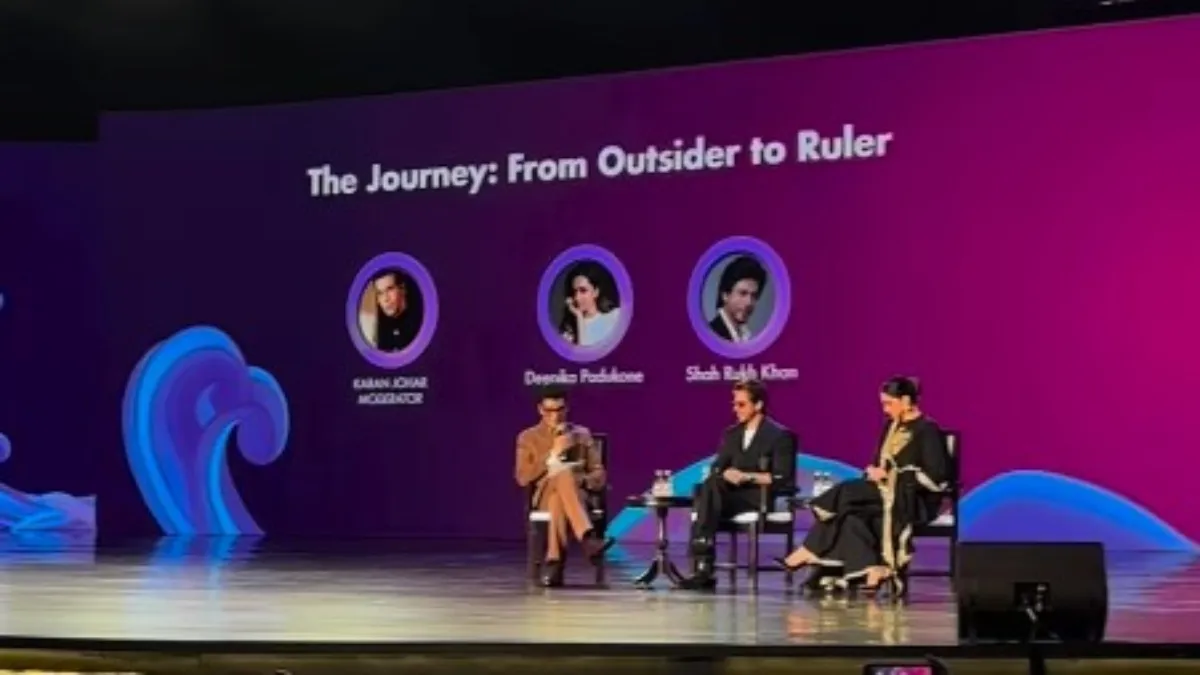 Shahrukh Khan Roasts Karan Johar at WAVES Summit 2025