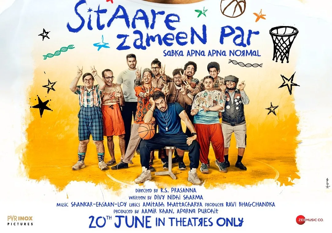 Aamir Khan Unveils Sitaare Zameen Par Poster, Promises Heartfelt Tale About Special Individuals