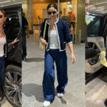 Alia Bhatt Returns from Cannes 2025 Sporting Rs 1,64,848 Blue Cardigan and Yellow Shoulder Bag