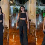 Alaya F All-Black Leather Look: How She Styled a Rs 3,27,916 Bag with Crop Top