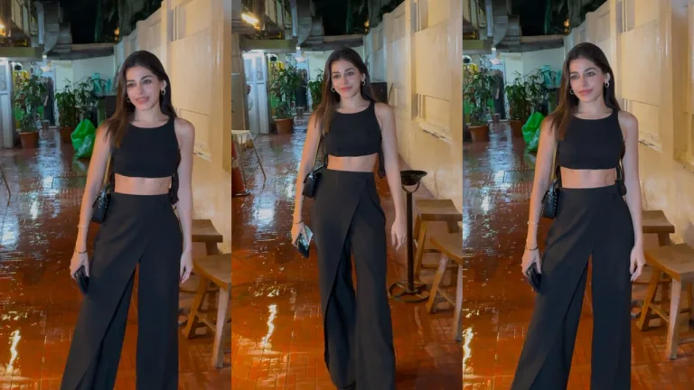 Alaya F All-Black Leather Look: How She Styled a Rs 3,27,916 Bag with Crop Top