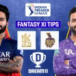 RCB vs KKR IPL 2025 Dream11 Prediction: Fantasy Cricket Tips, Team News & Probable XIs