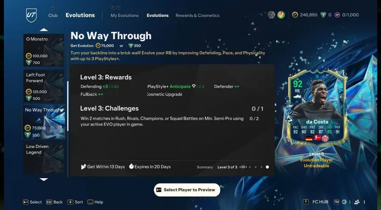 EA FC25 No Way Through Evolution Guide: Best Players, Upgrades, Requirements & More