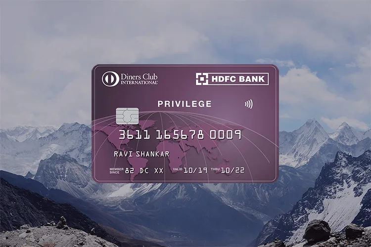 Hdfc bank launches diners club privilege credit card