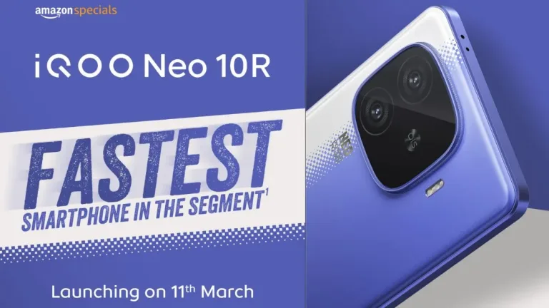 iQOO Neo 10 launch page goes live, Amazon exclusive in India