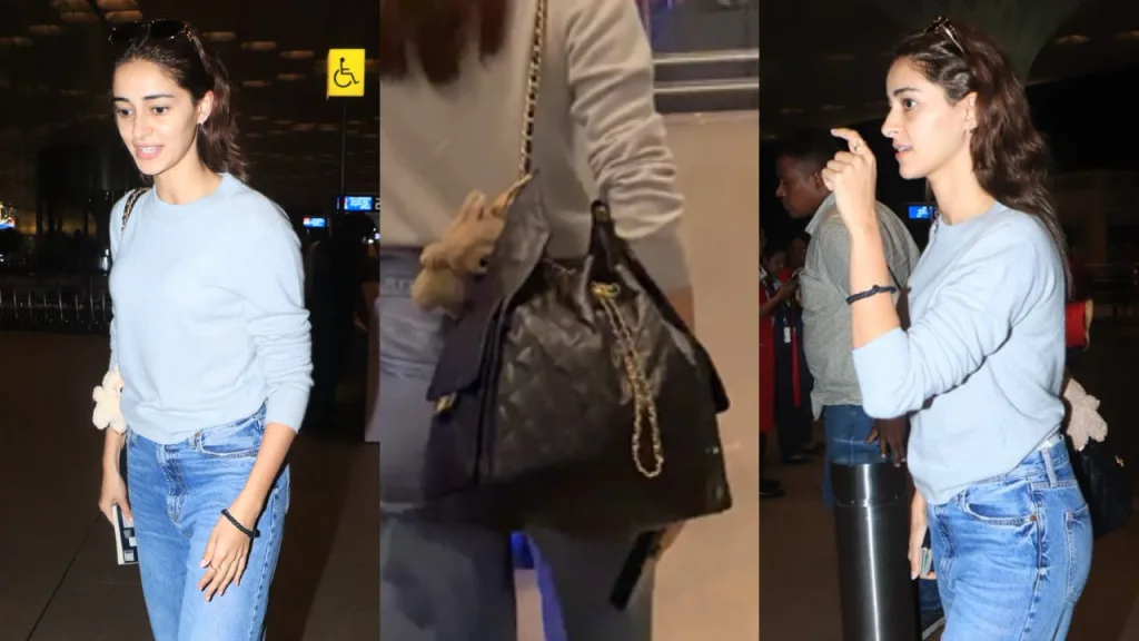 Ananya Panday Chanel Bag: The Airport Look That’s Defining 2025 Fashion 2 Image